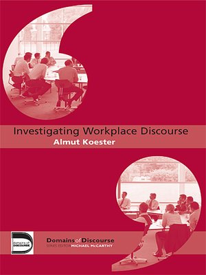 cover image of Investigating Workplace Discourse
